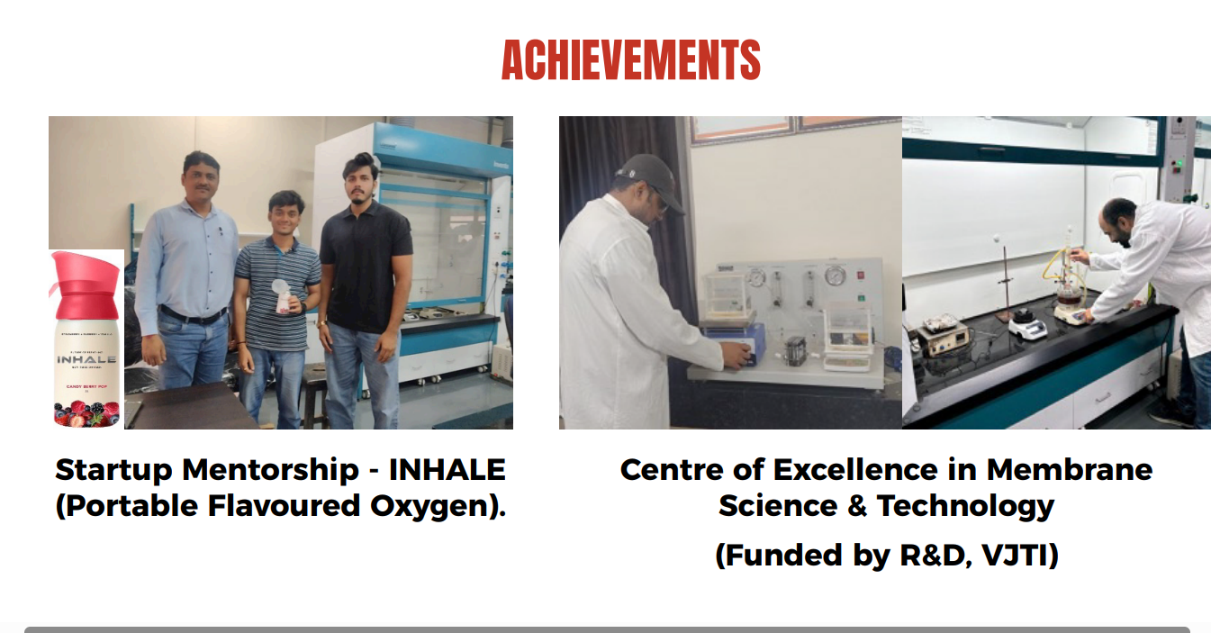 VJTI Official Brochure featuring INHALE